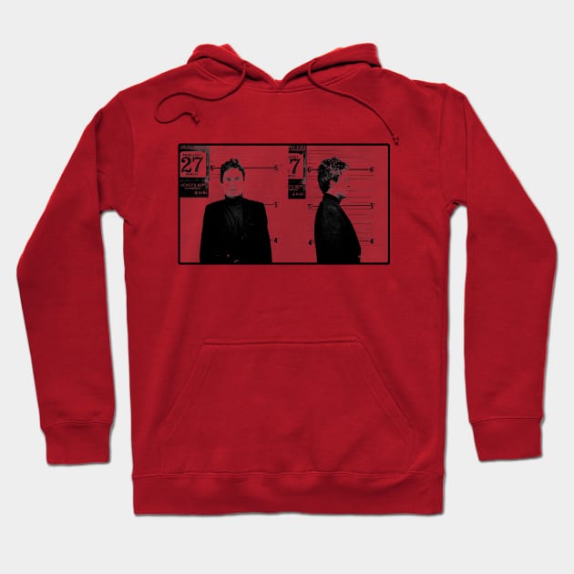 Ted Bundy Serial Killer Police Mugshot Retro Pop Art Styled Design Hoodie by DankFutura